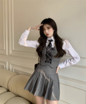 maje allure suits college wind suit school uniforms Inlenge day spring autumn dress jk uniforms full set of student women