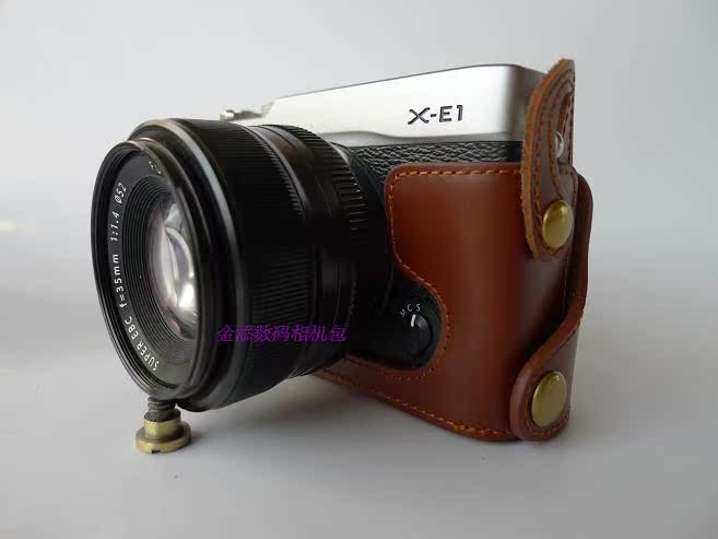 Suitable for Fuji X-E1 genuine leather camera bag X-E2 micro single eye camera camera base XE2 XE2S retro leather cover
