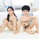 Trẻ em bông lót childrens mùa thu quần quần áo mùa thu thiết chàng trai trung niên trẻ em mùa thu cô gái mỏng pajama bông áo len.