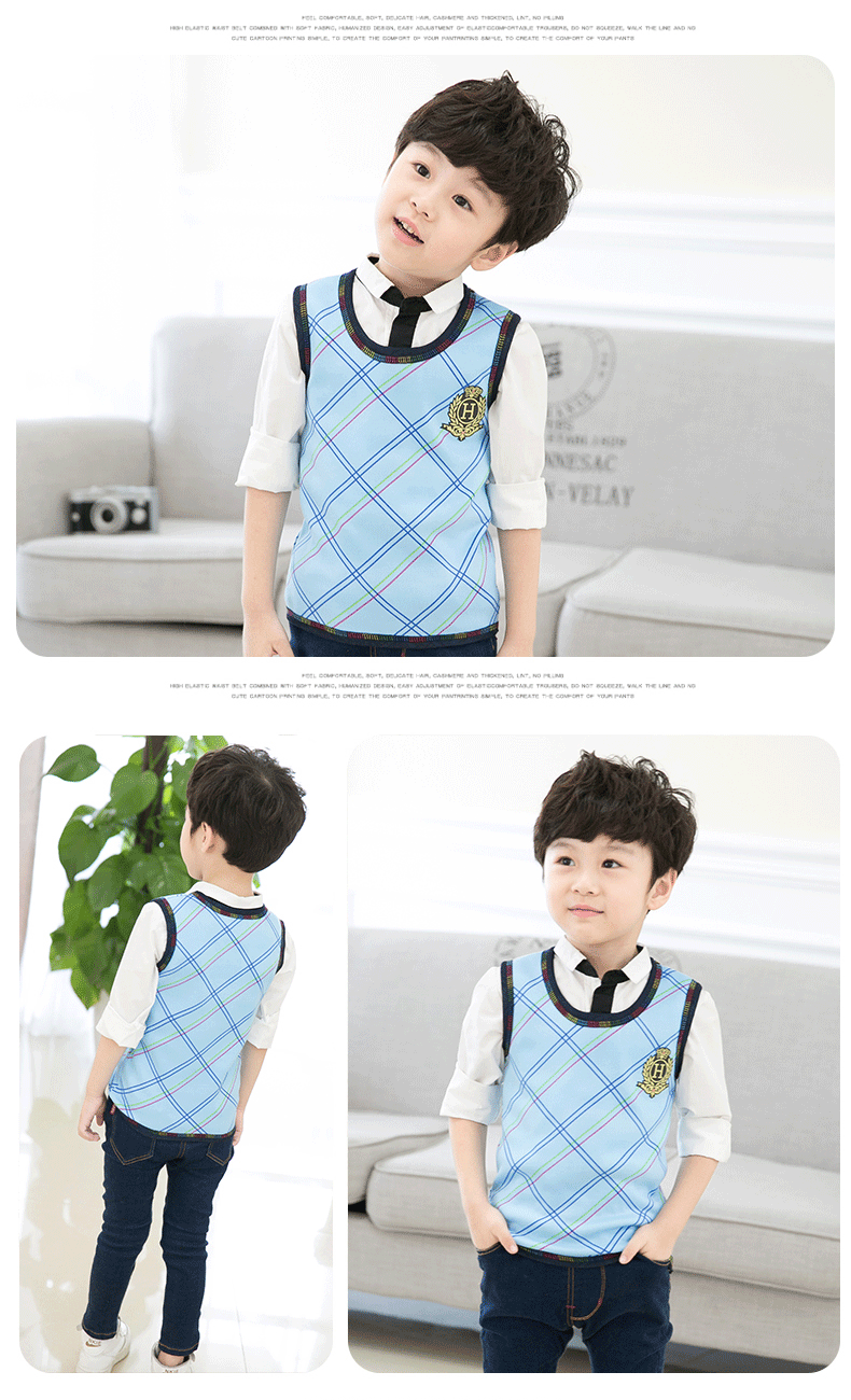 Áo len mùa thu cho bé mùa đông ấm áp cho bé 1 áo ấm 2 áo 3 bé trai và bé gái 4 cộng nhung dày 5 áo vest bé vai 8 tuổi áo quần trẻ em