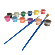 Childrens painting acrylic pigment combined kindergarten fine arts DIY painting color gypsum ceramic pigment 3ml