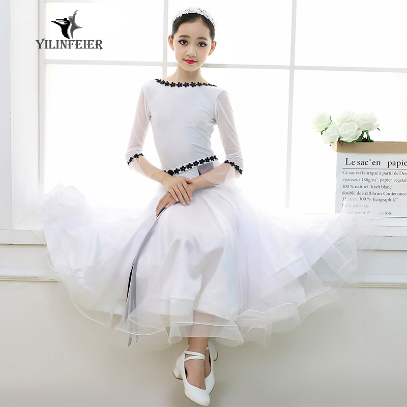 Yilin Feier children's modern dance dress S7006 girls national standard dance costume dress art Test uniform