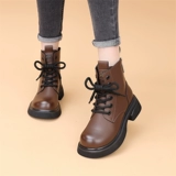 Martens, осенние модные универсальные челси, короткие сапоги с молнией, из натуральной кожи, коллекция 2023