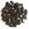 Polished natural rain stone black pebbles Garden landscape stone paving pebbles stone