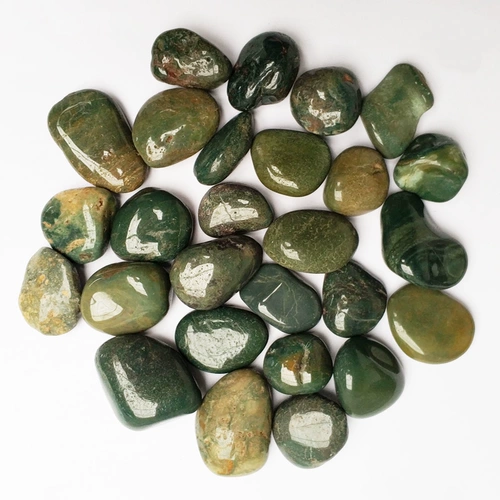 Глубокая полировка натуральный нанкин дождь цветок камень/зеленый галька/садовый ландшафт камень/напольный крыльцо декоративный камень/джин