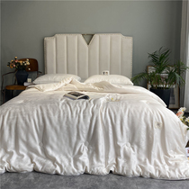 High-end 60s jacquard soybean fiber is thin quilt core air conditioning by spring and autumn quilt single double warm and thick winter quilt