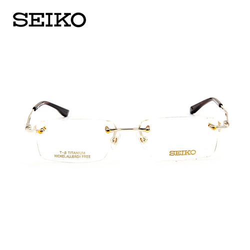 14-летний магазин Pure Titanium Stackes Рамки Seiko/Precision Stackes Rack Men Men Business Myopia с супер-светлыми глазами HC-1019