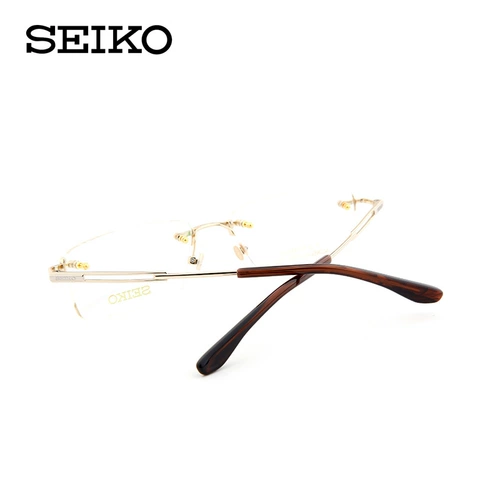 14-летний магазин Pure Titanium Stackes Рамки Seiko/Precision Stackes Rack Men Men Business Myopia с супер-светлыми глазами HC-1019
