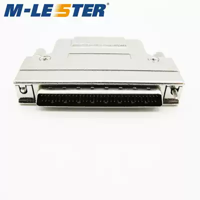 Montelast SCSI 68 core welding wire iron shell screw DB type welding wire male connector plug 68 pin
