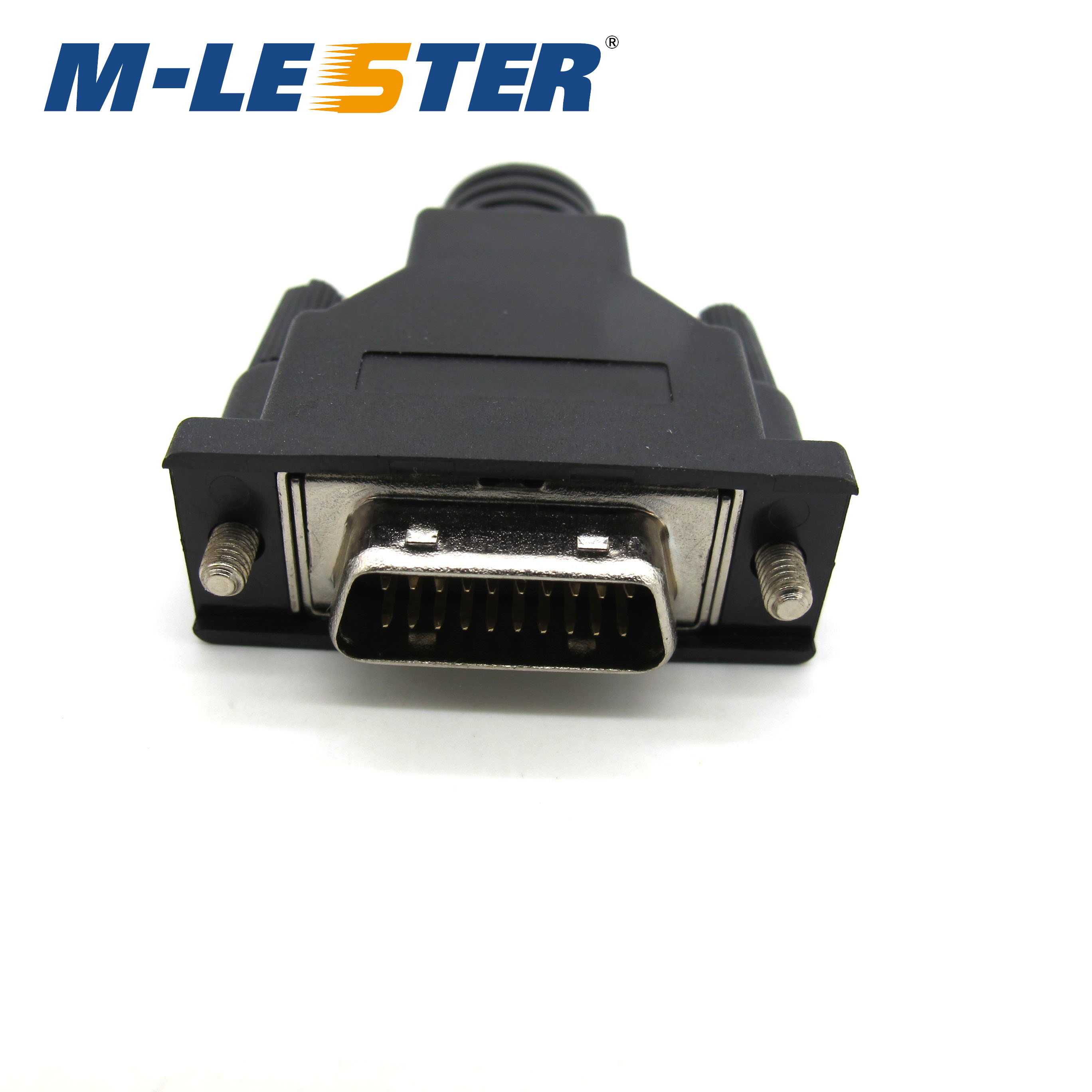 Meng Leitsut FMD20M-BJ-AS SCSI20pin screw plastic shell connector HPDB20 core male welding wire type