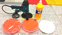 Car beauty polishing machine vertical polishing machine 6 speed control polishing package set