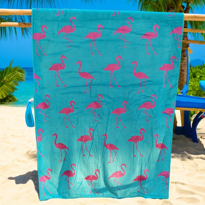 Bath Towel, Beach Towel, Sofa Towel 85*150 Cm, 500g Cotton and Bamboo Fiber Blend, Free Shipping, Shandong Foreign Trade Export