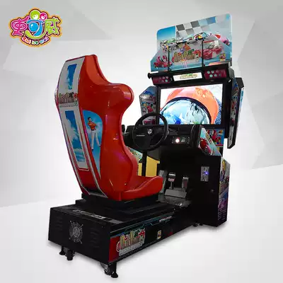 Scowel 32-inch dynamic high-definition round racing game machine large equipment indoor video game field game Hall Coin Coin