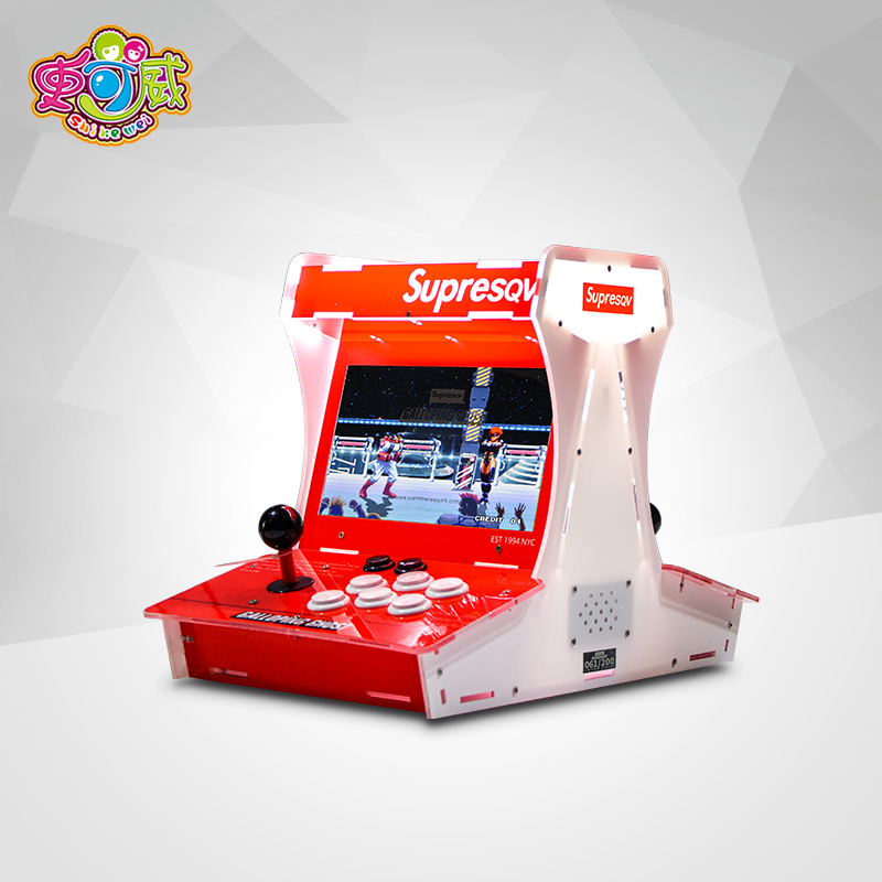 Home arcade game machine Moonlight treasure box mini arcade Double Coin small desktop arcade fighting game machine