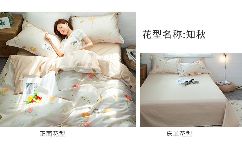 Nam Cực bông denim net đơn giản bông đỏ lắp tấm công chúa phong cách ba mảnh giường 1.8m - Bộ đồ giường bốn mảnh chăn ga cao cấp
