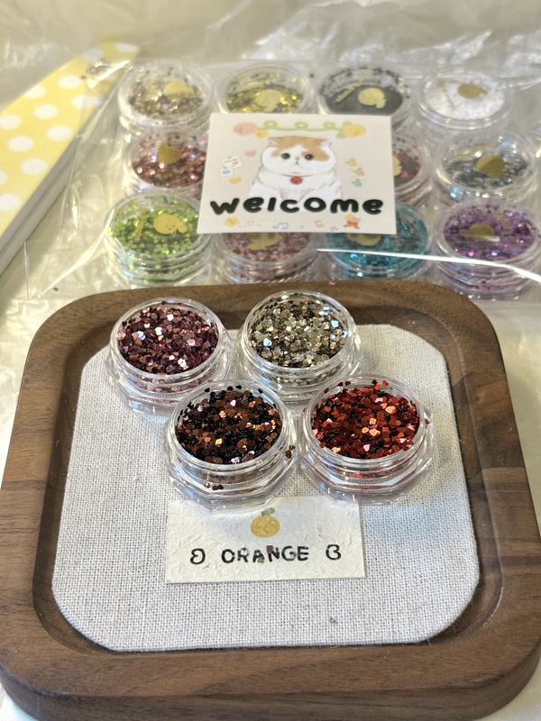 Orange and You Super Shiny Small Heart Nail Art Glitter, Explosive Glitter, Glitter Powder, Glitter, Popular on Xiaohongshu