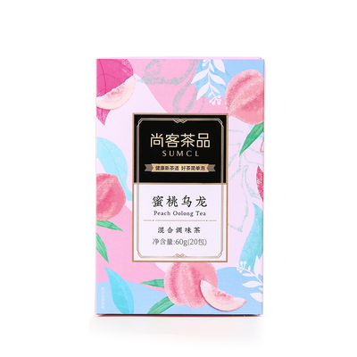尚客茶品蜜桃乌龙茶叶混合调味茶日式