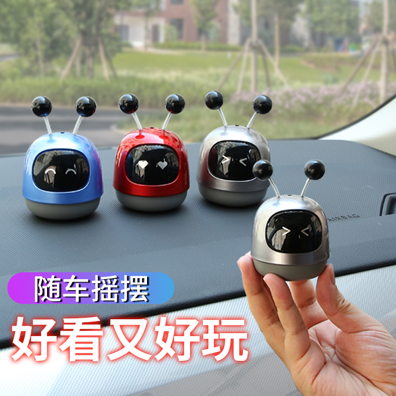 Car upper control desk Creativity Upscale Cute Personality Tide On-board Swing Piece Trolley Interior Decoration Items Great All