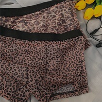 Mens underwear mens boxers ice silk spots BAO WEN summer boxer mens bottoms seamless breathable shorts head