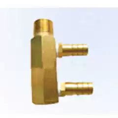 Pneumatic touch welding spot welding machine fittings F-type water-through joint FH-3 8 brass stainless steel chrome zirconium copper electrode