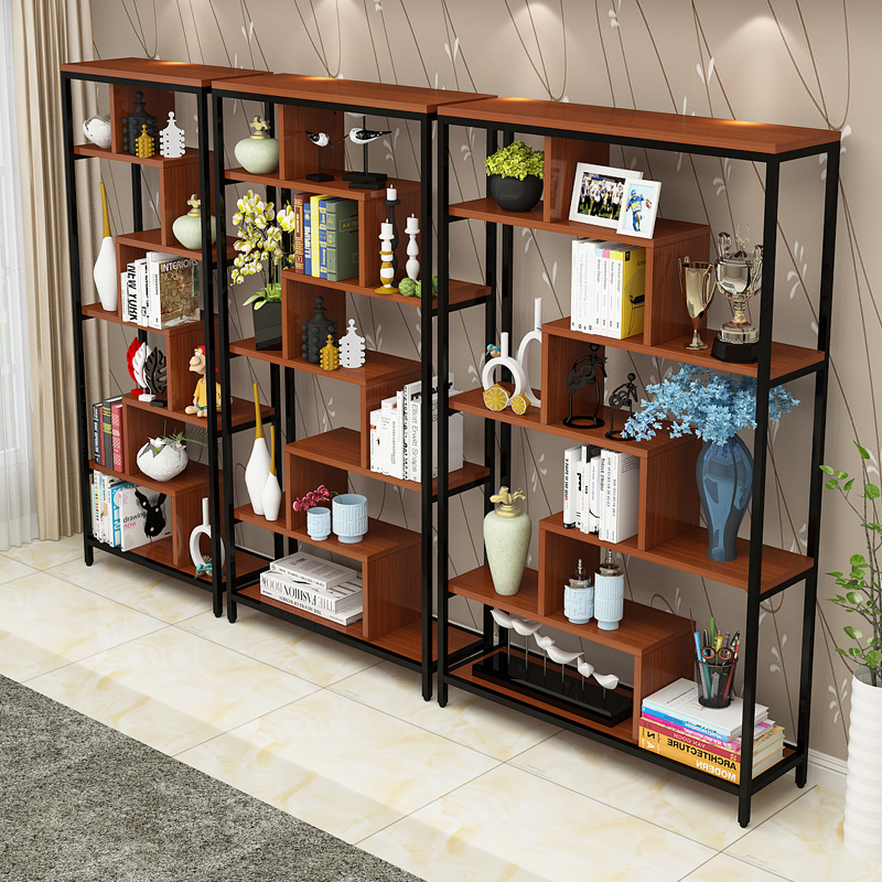 Office wrought iron screen partition shelf room living room porch partition wall Nordic room loft small apartment