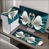 Desktop computer cover dust cover household laptop dust cover computer all-in-one keyboard cloth host cover cloth