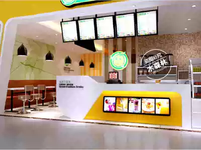 Paint milk tea shop Front desk Cash register counter Ice cream drink shop Bar cake shop console Hot pot shop reception desk