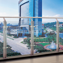  Jin Risheng engineering household glass staircase handrail guardrail 304 stainless steel column balcony indoor and outdoor column