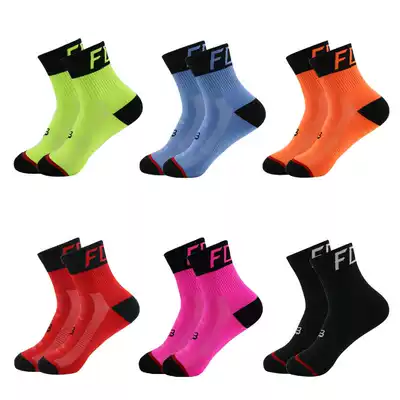 Antibacterial quick-drying perspiration bike riding socks professional riding socks outdoor sports socks fox