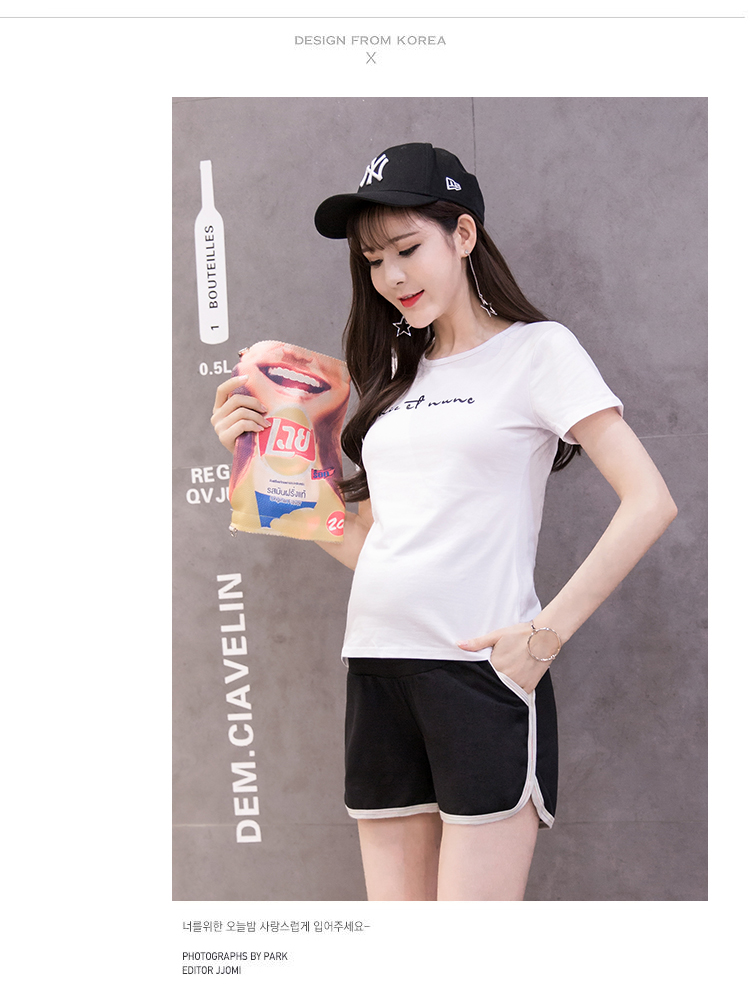 Mùa hè phong cách mới cộng với phân bón XL thai sản quần cotton quần short giản dị mùa hè lỏng lẻo ba điểm dạ dày lift quần 200 kg