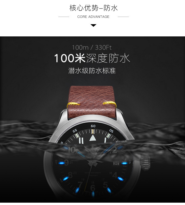 Bracelet montre pour homme - Ref 3271033 Image 15