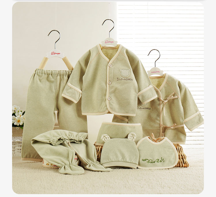 Quần áo sơ sinh màu cotton mùa hè dành cho bà bầu 0 cotton 3 tháng Quần áo sơ sinh cho bé bộ quà tặng mùa xuân và mùa thu đồ cho bé sơ sinh