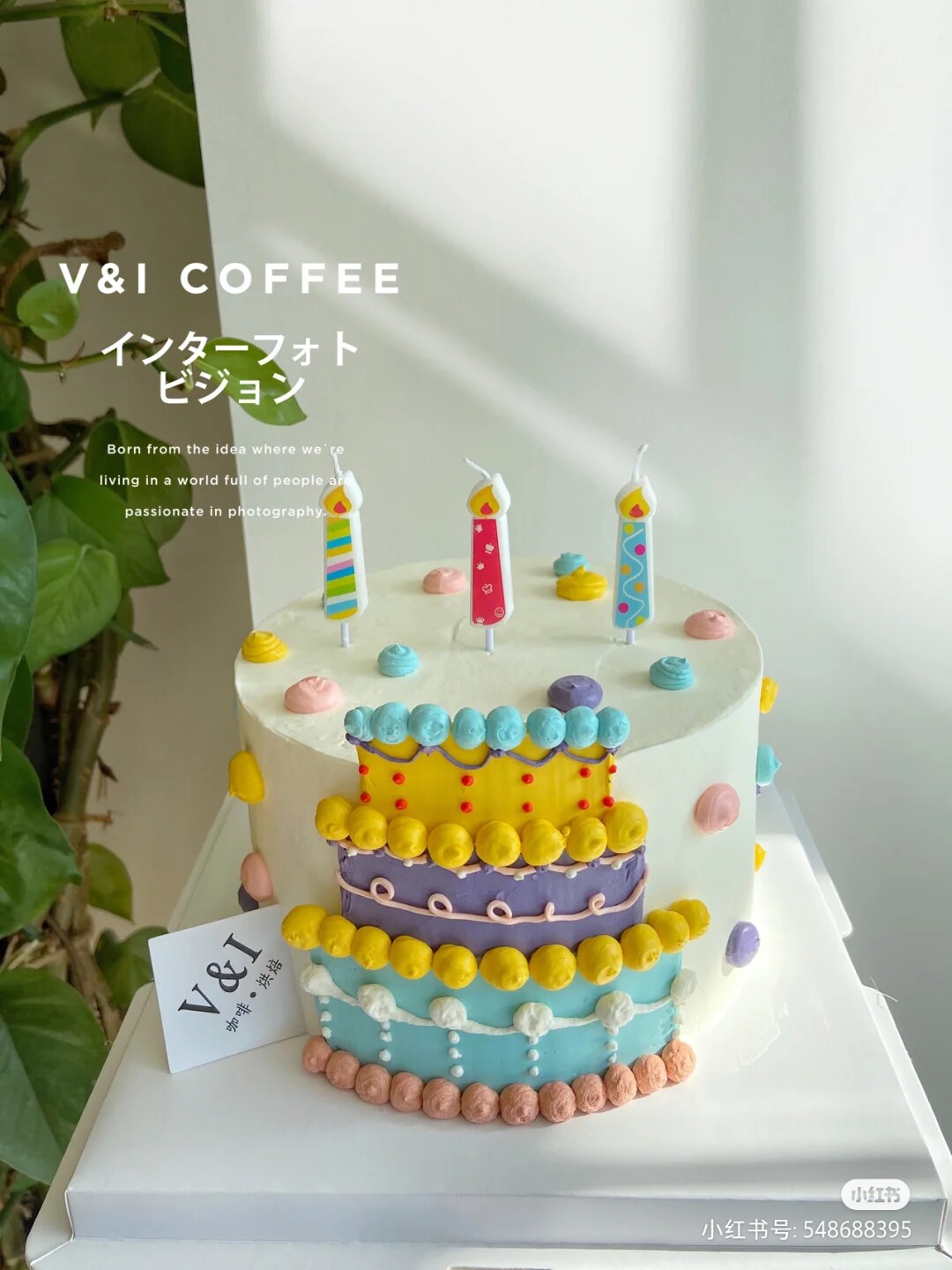 ins red baking birthday candle retro cartoon cake candle in Korea wind lovely birthday candle 5 mounted