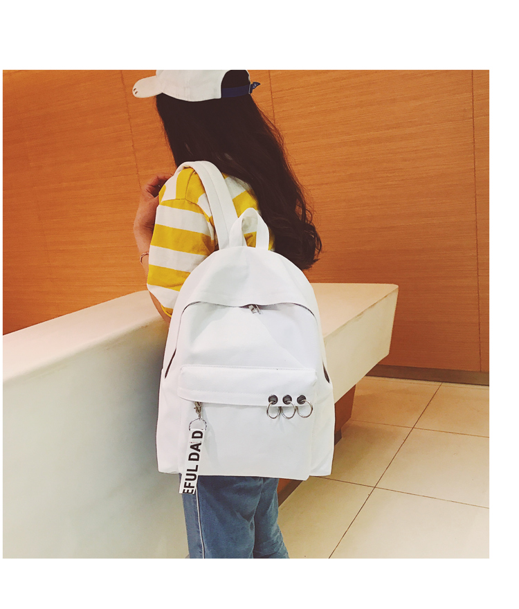 Nữ sinh phiên bản Hàn Quốc của Nhật Bản ulzzang vải ba lô nam hoang dã phong cách Harajuku ba lô đơn giản balo nhỏ gọn cho nữ