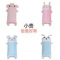 Baby pillow 0-1-2-3-10 years old newborn child buckwheat shell soft pillow core anti-deflection head baby breathable fixed pillow