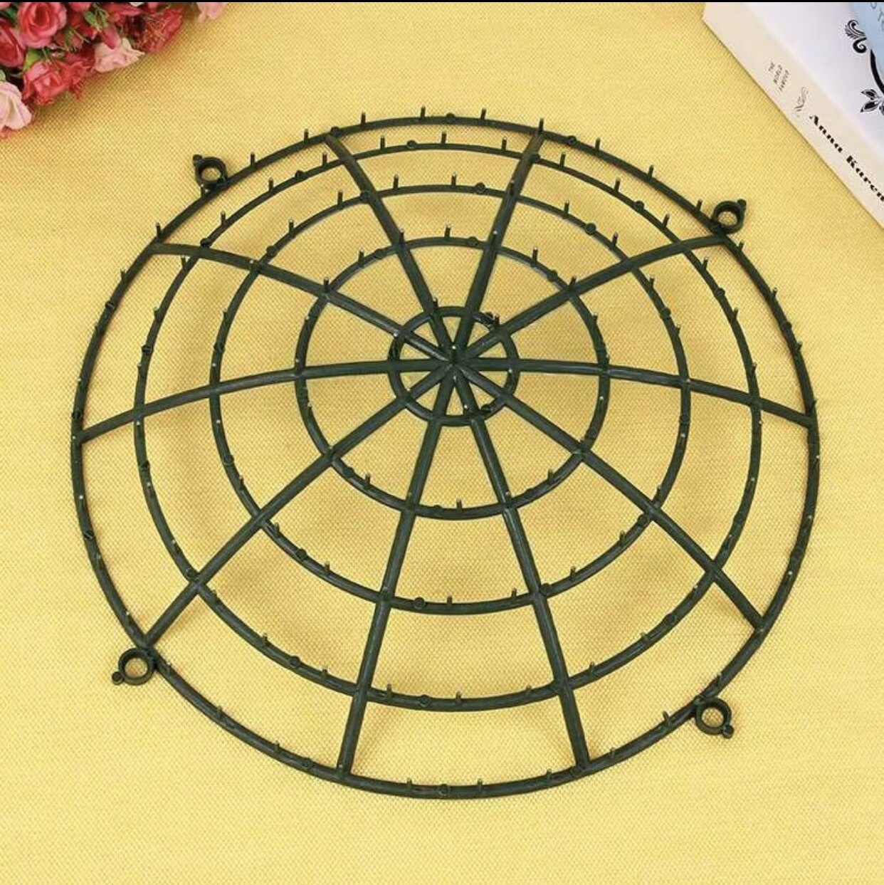 厂家直销祭祀扫墓坟地坟陵园墓地坟前摆放塑料祭奠假花材料详情3