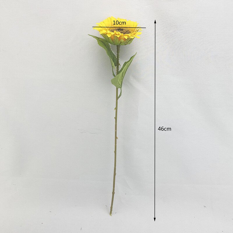 向日葵仿真花客厅摆设塑料假花摆件装饰品餐桌干花拍照道具大花束详情3