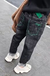 Áo sơ mi bé trai 2018 mới cotton mùa đông cộng với chất liệu cotton nhung dày giản dị nước Anh lưới trẻ em tay dài áo sơ mi lót lông trẻ em
