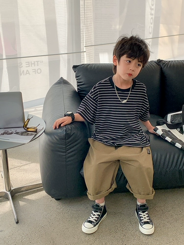 Летняя одежда, летняя детская футболка с коротким рукавом для мальчиков, короткий рукав, подходит для подростков