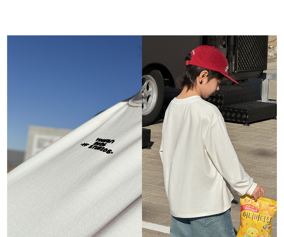 Boys' Sweatshirt Long-Sleeve T-Shirt White Base Shirt Early Autumn 2026 New Style for Older Children Boys' Top Clothing Outfit — 21