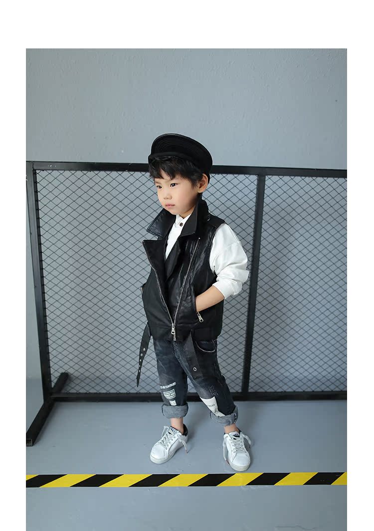 Gilet garcon en cuir - Ref 2067267 Image 17