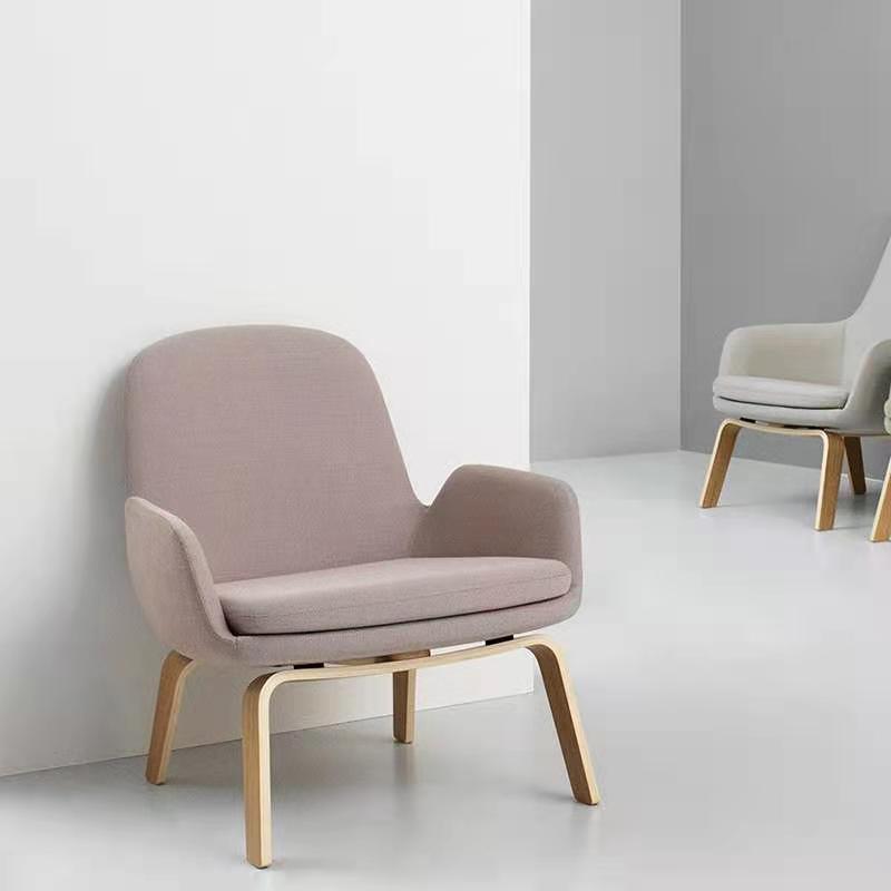 Nordic Glass Fiber Danish Chair Coffee Hall Backrest Armchair Hotel Villa HOTEL Villa Hospitality Casual Chair Subdirect