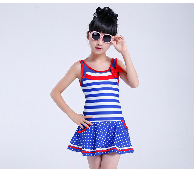 Đồ bơi trẻ em gái cô gái trẻ lớn võ sĩ dính liền học sinh XL bảo thủ 8-10-12-15 tuổi Đồ bơi đồ bơi trẻ em nữ 12 tuổi