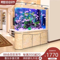 Bullet fish tank aquarium living room ecological glass household large medium and small entrance floor-to-ceiling screen free water change