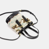 Сумка через плечо, модный ретро небольшой дизайнерский шоппер, 2023, осенняя, тренд сезона, с вышивкой