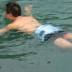 Đồ bơi hỗ trợ nhiều lớp dày và bền cho trẻ em người lớn tập luyện đá cầu bơi thiết bị tạo tác - Bơi lội