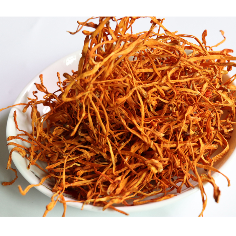Fresh instant stewed soup Cordyceps flower dried goods 250 grams of pupa grass flower premium spore head edible Cordyceps flower mushroom