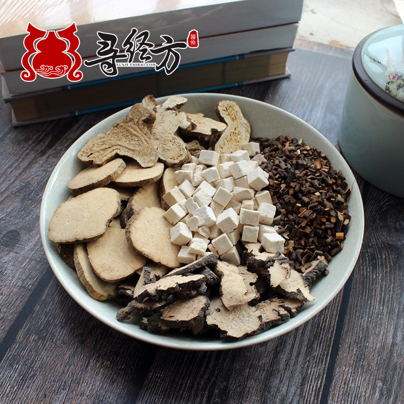Five-ling raw material Raw Material Pork, Alisma Orientale White, Poria Poria, Cusp Ground Medicinal Herbs 150 gr