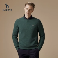 Hazzys Haggis Áo len nam cổ dài tay áo len Hàn Quốc Áo len nam kinh doanh Áo len nam xu hướng giản dị - Hàng dệt kim áo len nam hàn quốc	