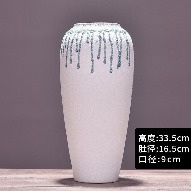 Jingdezhen ceramic POTS restoring ancient ways clearance rule coarse pottery dry flower arranging flowers water raise floret bottle flowerpot furnishing articles sitting room